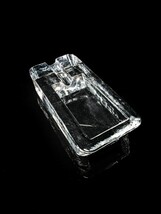 Heavy clear cigar ashtray NIB. Measures 7.5" L x 3.5" W x 1.5" H image 10
