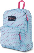 Jansport Superbreak Backpack Blue Topaz/Lipstick Kiss - £36.19 GBP