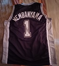 Victor Wembanyama Signed San Antonio Spurs Basketball Jersey COA PRO-Cert XL - £440.87 GBP