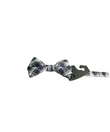Jos A Bank Mens Blue PurplePlaid Bowtie Adjustable Formal Wedding Party ... - $25.00
