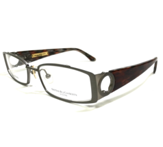 Dana Buchman Eyeglasses Frames GEORGIA GM Brown Horn Gunmetal Gray 52-18-135 - £43.94 GBP