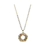 18k Layered Real Gold Filled Chain with Colors stores Charm 20&quot; - $19.85 CAD
