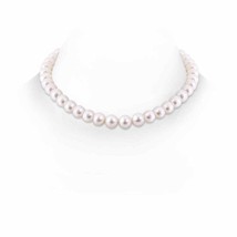 Authenticity Guarantee 
9-10mm 18&quot; Single Strand Freshwater Pearl Necklace fo... - £404.17 GBP