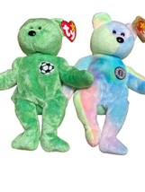 TY Beanie Babies B.B. Bear - Birthday Bear - Retired - 1999 UWT &amp; Soccer... - £8.87 GBP