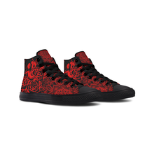 Printed Couple High-top Canvas Shoes Splatter - $64.86+