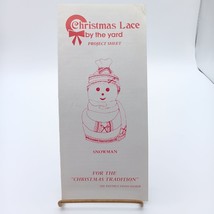 Vintage Holiday Crafting with Christmas Lace by the Yard, Pattern and In... - $7.85