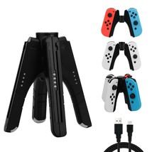 4 In 1 Controller Charger Grip For Nintendo Switch Joycon &amp; Switch Oled Joy Con  - £32.12 GBP