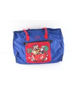 Vintage 90s Looney Tunes Spell Out Handled Carry On Weekender Travel Bag... - €42,59 EUR