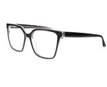New Chic Eyewear Black on Clear MURPHY Eyeglasses 54/16/145 - $59.35