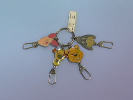 Disney Winnie the Pooh 4-Character Enamel Metal Keychain Set - $6.99