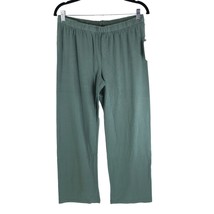 PJ Salvage Womens Pajama Lounge Pants Faux Button Fly Green S - £18.85 GBP