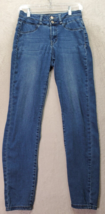 KanCan Jeans Womens Size 5/26 Blue Denim Cotton Straight Leg Double Butt... - £18.03 GBP