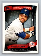 Reggie Jackson #PP-17 2010 Topps New York Yankees Peak Performance - £1.56 GBP