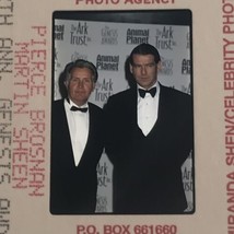 1998 Pierce Brosnan &amp; Martin Sheen at 12th Genesis Awards Transparency Slide - $9.49