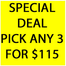 June 20 -21 Mon -TUES Pick Any 3 For $115 Deal Best Offers Discount Magick - £67.89 GBP