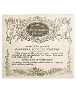 Colgate Cashmere Bouquet Perfume 1885 Advertisement Victorian Beauty ADB... - $41.15 CAD