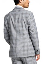 Alfani Mens Slim-Fit Black &amp; White Plaid Pattern Dress Pants-32Wx32L - £25.29 GBP