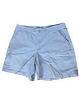Weatherproof Garment Company Womens Cargo Shorts Size 14 Oxford Blue Poc... - €22,55 EUR