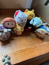 Large Lot of Small Disney TY Tsum Tsum POOH Dumbo PRINCE Simba Horse Stuffed Ani - £9.02 GBP