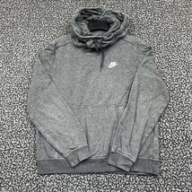 Nike Hoodie Women Medium Gray Pullover Long Sleeve Pocket Adult Outdoor M - €15,40 EUR