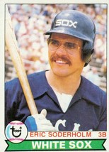 1979 Topps Eric Soderholm 186 White Sox - $1.50