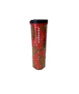 STARBUCKS Holiday Snow, Trees, Red, 16oz Tumbler NEW - $34.49 CAD