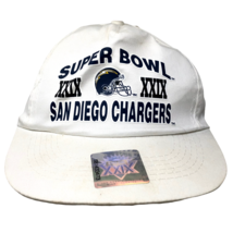 VTG NWT Logo 7 Universal San Diego Chargers Super Bowl XXIX White Snapba... - $178.19