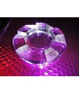 Lalique French Clear and Frosted Crystal Art Deco Ashtray - $540.24 CAD