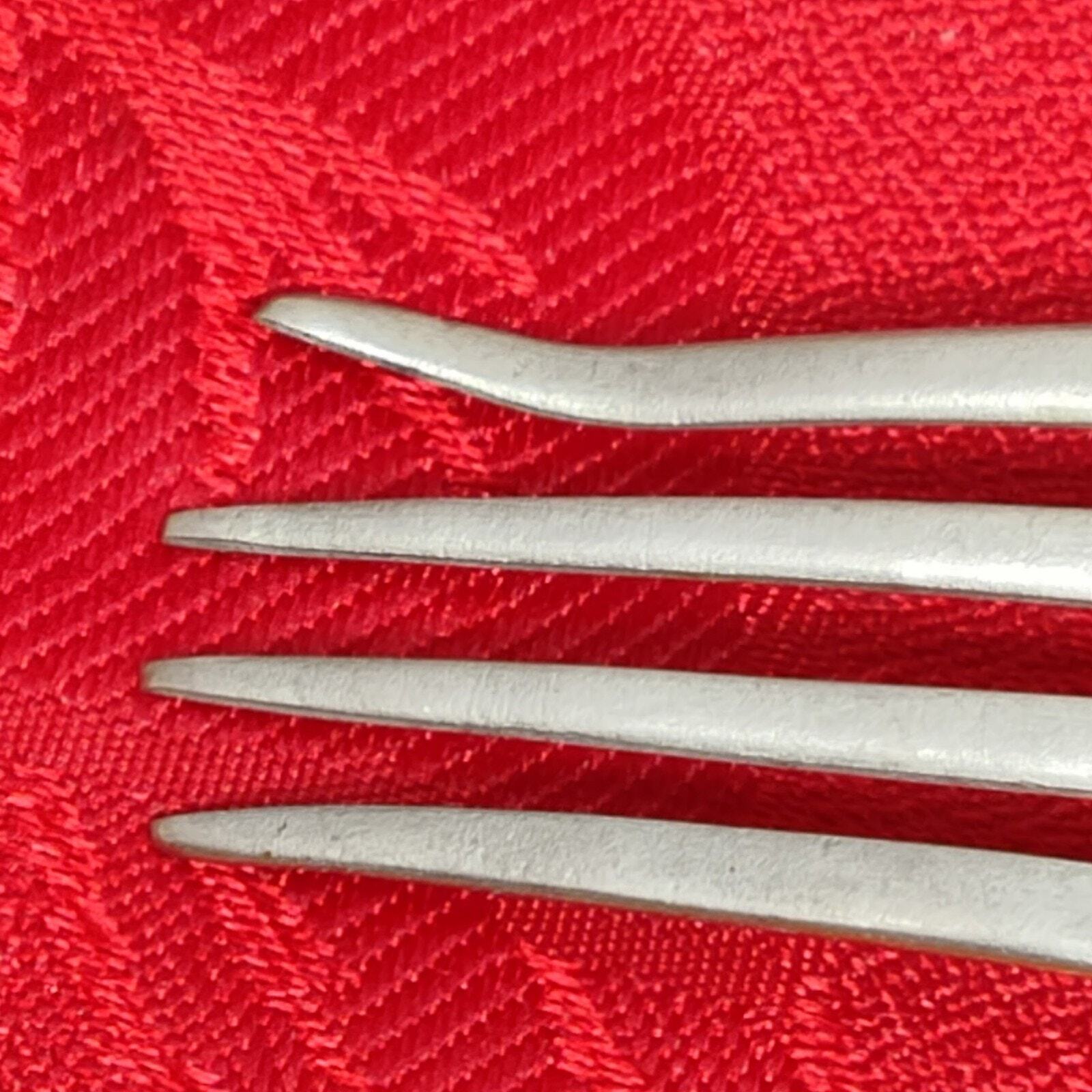 Wm. Rogers German Silver Dinner Fork PAT July 9,12 Ornate Flowers Item image 9