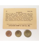 EL SALVADOR LOT OF CENTS VERY SCARCE TRIO 1+2+3 CENTS - $9.89