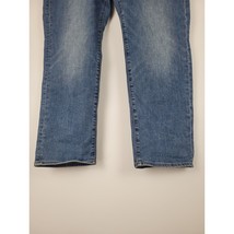 Gap Jeans 38x30 Mens High Rise Medium Wash Slim Straight Leg Denim - £14.69 GBP