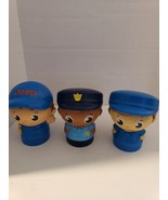 Mega Bloks Figures People Jeep Driver, Driver, Policeman Bag 9 - $20.51 CAD