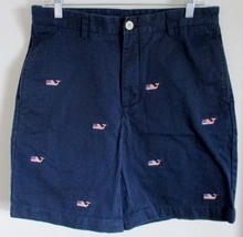Men&#39;s Vineyard Vines Embroidered American Flag Whale Navy Blue Shorts Size 32 - £23.62 GBP