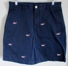 Men&#39;s Vineyard Vines Embroidered American Flag Whale Navy Blue Shorts Size 32 - £22.43 GBP