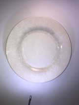 Pier 1 Imports Ivory 11” Melamine Crackle Dinner Plate Dishwasher Safe-SHIP24HRS - £23.57 GBP