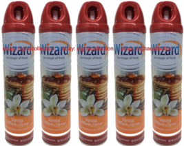 (Lot 5) Air Freshener Spray Scent Vanilla Maple Syrup Eliminates Odors 8.4 Oz Ea - £23.73 GBP