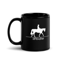 iRide Horse Black Glossy Mug - $12.87