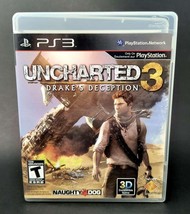 Uncharted 3 Drake&#39;s Deception PS3 Sony PlayStation 3 Complete CIB - $6.19