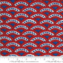 Moda America The Beautiful Barnwood Red 19984 11 Quilt Fabric By Yard Deb Strain - £8.50 GBP