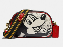 Coach Disney Mickey Mouse X Keith Haring Badge Camera Crossbody ~NWT~ C1142 - £213.42 GBP