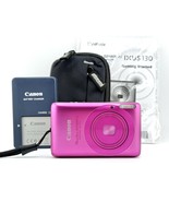 Canon PowerShot ELPH SD1400 IS Digital Camera PINK 14.1MP Tested - $486.00