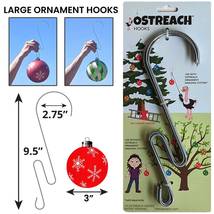 Christmas Hooks, Ornament Hooks, Ornament Hangers, Christmas Tree Hooks - £15.97 GBP