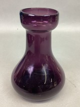 Purple Amethyst Glass Hyacinth Vase - 7”H - $14.84