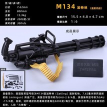 1/6 Plastic M134 Gatling Gun [Minigun] Model Kit Famous Weapons Collection - £12.45 GBP