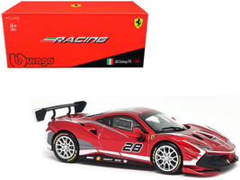 2020 Ferrari 488 Challenge EVO #28 Red w Graphics Racing Series 1/43 Diecast Car - £26.30 GBP