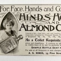 Hinds Honey Almond Cream 1897 Advertisement Victorian Beauty Product #2 ... - $28.01 CAD