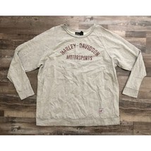 Harley Davidson Mens 3XL Gray Long Sleeve Sweatshirt - £17.71 GBP