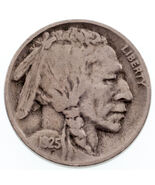 1925-S Buffalo Nickel 5C VF Condition, Natural Color, 4-Digit Date - $1,560.01 MXN