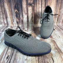 Cole Haan Zerogrand Stitchlite Mens Size 9.5 Grey Wingtip Oxford Casual ... - $47.49