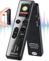 64Gb Digital Voice Recorder With Playback - 4400 Hours Voice Activated, Mp3 - $39.97